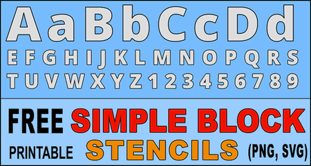 Large Letter Stencils (Printable Alphabet Lettering Font) – DIY Projects,  Patterns, Monograms, Designs, Templates